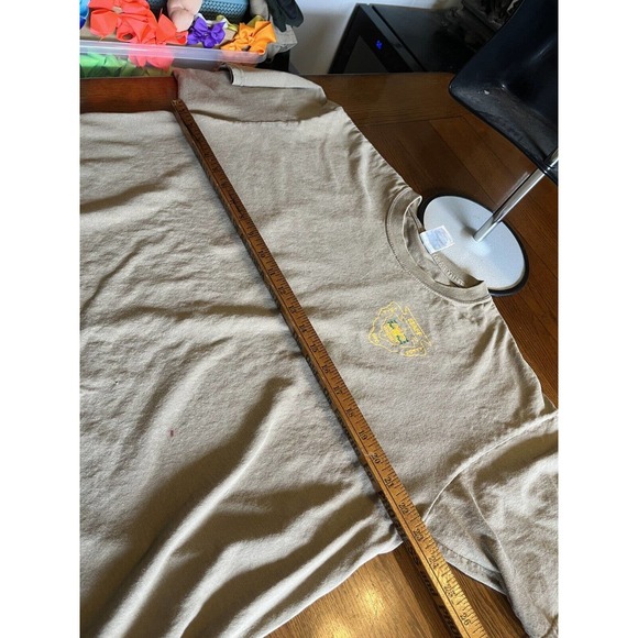 Vintage Boy Scouts Staff T Shirt XL - Twin Arrow GPC Desert Tan Brown Cub Scouts - Picture 11 of 11